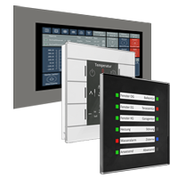 KNX Központi vezérlők, megjelenítők LED kijelzők