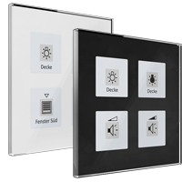 MDT KNX Glass Push Button Plus 4-fold sorozat