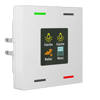 MDT KNX PUSH BUTTON SMART 55 Hőmérséklet és pára érzékelő