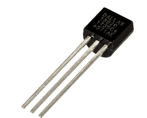 DS18B20+  1-Wire hőmérő chip